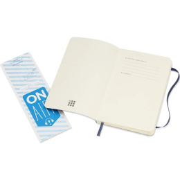 Classic Soft Cover Notebook Pocket Blue Ulinjert i gruppen  Papir & Blokk / Skrive og ta notater / Notatbøker hos Pen Store (136832)