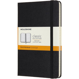 Classic Hard Cover Notebook Medium Black i gruppen  Papir & Blokk / Skrive og ta notater / Notatbøker hos Pen Store (136838_r)