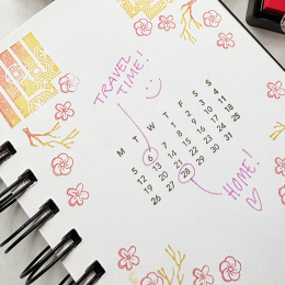 Stempelsett Iroitoshi Soso 15-pakning i gruppen Hobby & Kreativitet / Hobbytilbehør / Stempler hos Pen Store (136886)