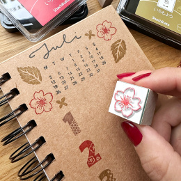 Stempelsett Iroitoshi Wa-suuji 10-pakning i gruppen Hobby & Kreativitet / Hobbytilbehør / Stempler hos Pen Store (136888)