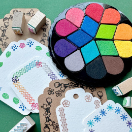 Stempelputer Irodori Set Bouquet i gruppen Hobby & Kreativitet / Hobbytilbehør / Stempler hos Pen Store (136890)