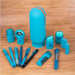 Pen Case Hoop Vacuum Neon Blue i gruppen Kids / Barnepenner / Pennalhus for barn hos Pen Store (136945)