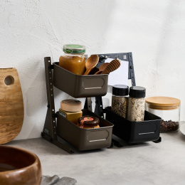 HBS130 Hand Bin Stand Titanium i gruppen Hobby & Kreativitet / Organisere / Oppbevaringsbokser hos Pen Store (136961)