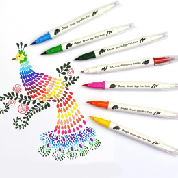 Brush Sign Pen Twin 30-pakning + Zipper Pouch i gruppen Penner / Kunstnerpenner / Penselpenner hos Pen Store (137002)