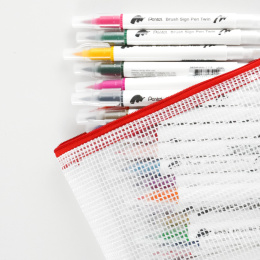 Brush Sign Pen Twin 30-pakning + Zipper Pouch i gruppen Penner / Kunstnerpenner / Penselpenner hos Pen Store (137002)
