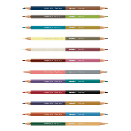 Bicolor Paul Smith 12‑sett + pensel i gruppen Penner / Kunstnerpenner / Akvarellblyanter hos Pen Store (137004)