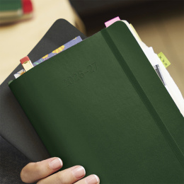 Kalender 18M WeekNote Soft Cover Large Black i gruppen  Papir & Blokk / Kalendere / 18 md kalendere hos Pen Store (137008)