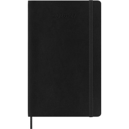 Kalender 18M WeekNote Soft Cover Large Black i gruppen  Papir & Blokk / Kalendere / 18 md kalendere hos Pen Store (137008)
