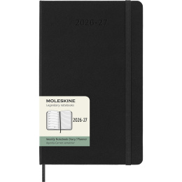 Kalender 18M WeekNote Hard Cover Large Black i gruppen  Papir & Blokk / Kalendere / 18 md kalendere hos Pen Store (137011)