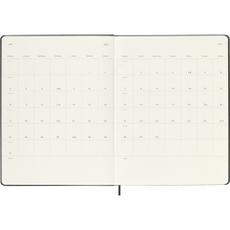 Kalender 18M WeekNote Hard Cover XL Black i gruppen  Papir & Blokk / Kalendere / 18 md kalendere hos Pen Store (137012)
