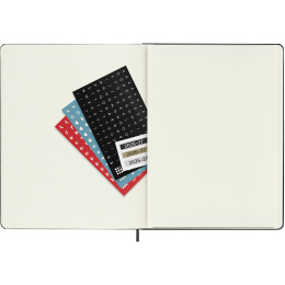 Kalender 18M WeekNote Hard Cover XL Black i gruppen  Papir & Blokk / Kalendere / 18 md kalendere hos Pen Store (137012)