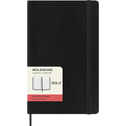 Kalender 18M Daily Soft Cover Large Black i gruppen  Papir & Blokk / Kalendere / 18 md kalendere hos Pen Store (137015)