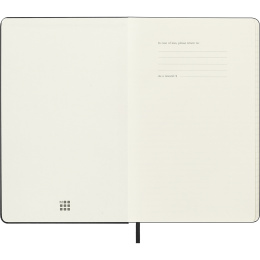 Kalender 18M Daily Hard Cover Large Black i gruppen  Papir & Blokk / Kalendere / 18 md kalendere hos Pen Store (137016)