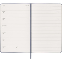 Kalender 18M WeekNote Hard Cover Large Sapphire Blue i gruppen  Papir & Blokk / Kalendere / 18 md kalendere hos Pen Store (137017)