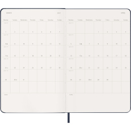 Kalender 18M WeekNote Hard Cover Large Sapphire Blue i gruppen  Papir & Blokk / Kalendere / 18 md kalendere hos Pen Store (137017)