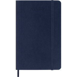 Kalender 18M WeekNote Soft Cover Pocket Sapphire Blue i gruppen  Papir & Blokk / Kalendere / 18 md kalendere hos Pen Store (137018)