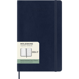 Kalender 18M WeekNote Soft Cover Large Sapphire Blue i gruppen  Papir & Blokk / Kalendere / 18 md kalendere hos Pen Store (137019)