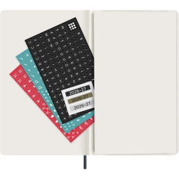 Kalender 18M WeekNote Soft Cover Large Sapphire Blue i gruppen  Papir & Blokk / Kalendere / 18 md kalendere hos Pen Store (137019)