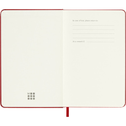 Kalender 18M WeekNote Hard Cover Pocket Red i gruppen  Papir & Blokk / Kalendere / 18 md kalendere hos Pen Store (137021)