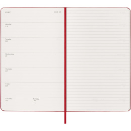 Kalender 18M WeekNote Hard Cover Large Red i gruppen  Papir & Blokk / Kalendere / 18 md kalendere hos Pen Store (137022)