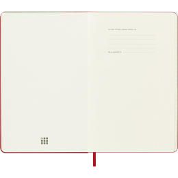 Kalender 18M WeekNote Hard Cover Large Red i gruppen  Papir & Blokk / Kalendere / 18 md kalendere hos Pen Store (137022)
