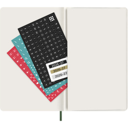 Kalender 18M WeekNote Soft Cover Large Myrtle Green i gruppen  Papir & Blokk / Kalendere / 18 md kalendere hos Pen Store (137023)