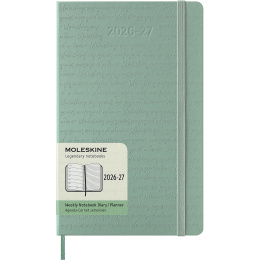 Kalender 18M WeekNote Hard Cover Large Sage Green i gruppen  Papir & Blokk / Kalendere / 18 md kalendere hos Pen Store (137024)
