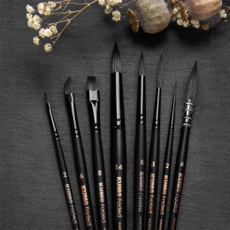 Pensel Faded Round 14 i gruppen Kunstnermateriell / Pensler /  Akvarellpensler hos Pen Store (137045)