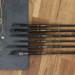 Pensel Faded Flat 4 i gruppen Kunstnermateriell / Pensler /  Akvarellpensler hos Pen Store (137050)