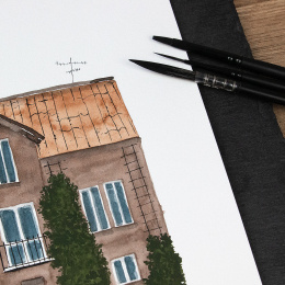 Pensel Faded French Rigger 4 i gruppen Kunstnermateriell / Pensler /  Akvarellpensler hos Pen Store (137056)