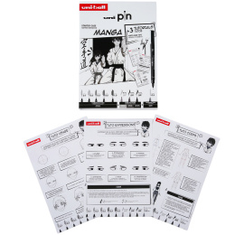 Pin Fine Line Manga Set i gruppen Penner / Kunstnerpenner / Fineliners hos Pen Store (137083)