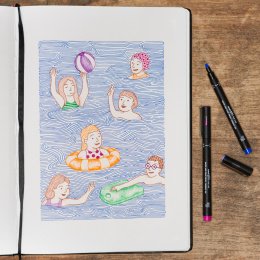 Pin Fine Line Colours 8-set i gruppen Penner / Kunstnerpenner / Fineliners hos Pen Store (137085)