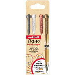 Signo Broad UM-153 Gel 4-sett i gruppen Penner / Skrive / Gelpenner hos Pen Store (137113)
