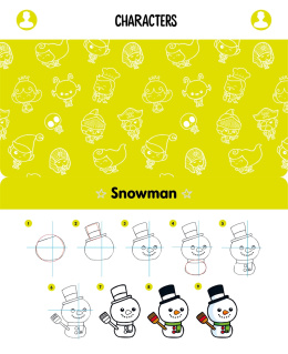 Kawaii Cute and Easy Drawing Deck i gruppen Hobby & Kreativitet / Bøker / Instruksjonsbøker hos Pen Store (137175)