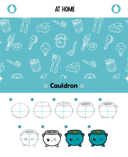 Kawaii Cute and Easy Drawing Deck i gruppen Hobby & Kreativitet / Bøker / Instruksjonsbøker hos Pen Store (137175)