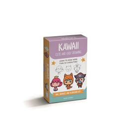 Kawaii Cute and Easy Drawing Deck i gruppen Hobby & Kreativitet / Bøker / Instruksjonsbøker hos Pen Store (137175)