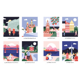 Mystery Coloring Around the World i gruppen Hobby & Kreativitet / Bøker / Fargebøker for voksne hos Pen Store (137179)