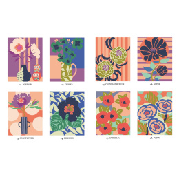 Mystery Coloring Flowers i gruppen Hobby & Kreativitet / Bøker / Fargebøker for voksne hos Pen Store (137180)