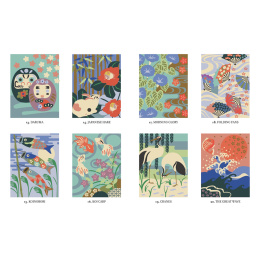 Mystery Coloring Japan i gruppen Hobby & Kreativitet / Bøker / Fargebøker for voksne hos Pen Store (137181)