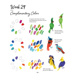 A Beginner's Year of Watercolor i gruppen Hobby & Kreativitet / Bøker / Instruksjonsbøker hos Pen Store (137195)