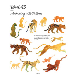 A Beginner's Year of Watercolor i gruppen Hobby & Kreativitet / Bøker / Instruksjonsbøker hos Pen Store (137195)