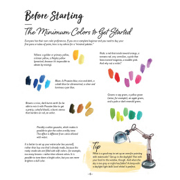 A Beginner's Year of Watercolor i gruppen Hobby & Kreativitet / Bøker / Instruksjonsbøker hos Pen Store (137195)