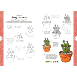 10 Step Drawing: Botanicals i gruppen Hobby & Kreativitet / Bøker / Instruksjonsbøker hos Pen Store (137196)