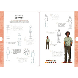 10 Step Drawing: Figures i gruppen Hobby & Kreativitet / Bøker / Instruksjonsbøker hos Pen Store (137197)