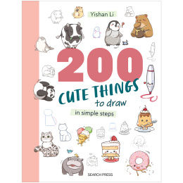 200 Cute Things to Draw i gruppen Hobby & Kreativitet / Bøker / Instruksjonsbøker hos Pen Store (137199)