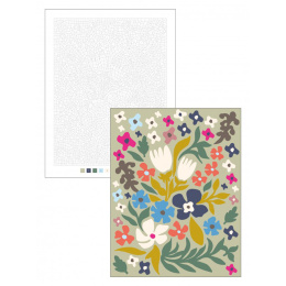 Color by Numbers: Flowers i gruppen Hobby & Kreativitet / Bøker / Fargebøker for voksne hos Pen Store (137205)