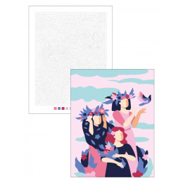 Color by Numbers: Flowers i gruppen Hobby & Kreativitet / Bøker / Fargebøker for voksne hos Pen Store (137205)