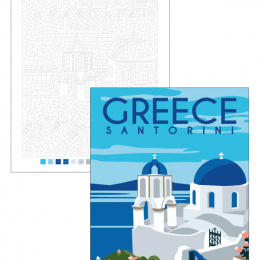 Color by Numbers: Travel i gruppen Hobby & Kreativitet / Bøker / Fargebøker for voksne hos Pen Store (137207)