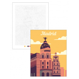 Color by Numbers: Travel i gruppen Hobby & Kreativitet / Bøker / Fargebøker for voksne hos Pen Store (137207)