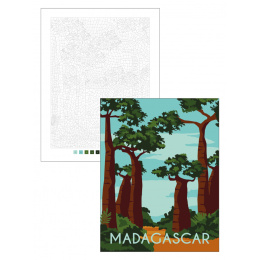 Color by Numbers: Travel i gruppen Hobby & Kreativitet / Bøker / Fargebøker for voksne hos Pen Store (137207)